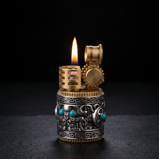 Silver Armor Chubby Lighter