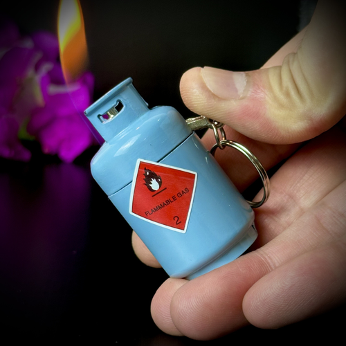 Mini Gas Tank Keychain Lighter