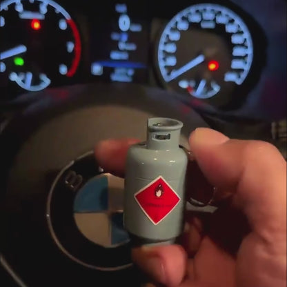 Mini Gas Tank Keychain Lighter